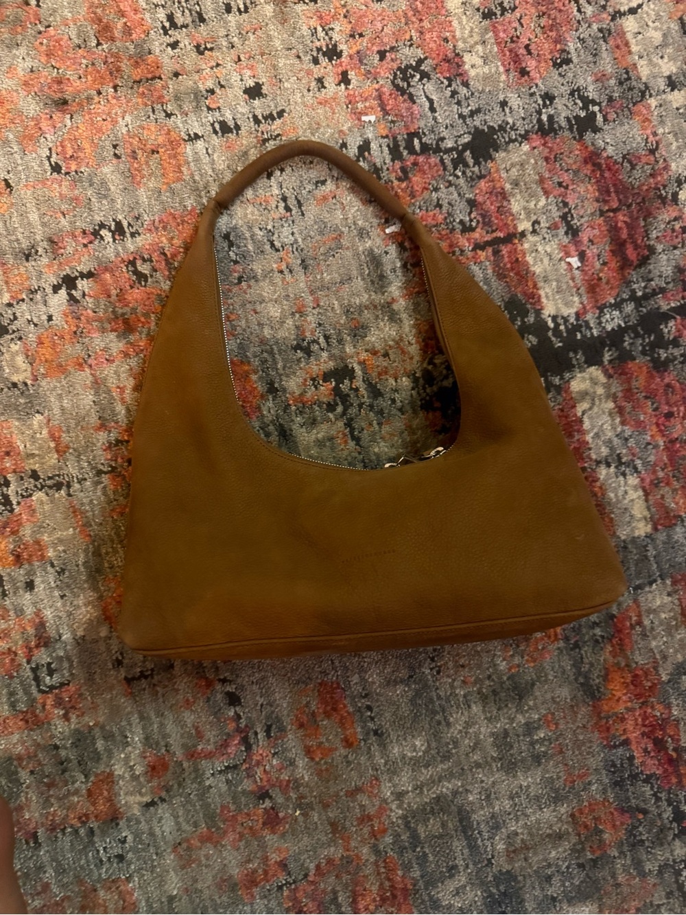 Margesherwood Brown Suede Hobo Bag